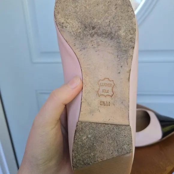 Tory Burch Leather Penelope Pointed Toe Flats