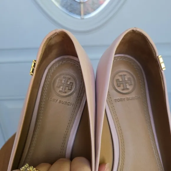 Tory Burch Leather Penelope Pointed Toe Flats