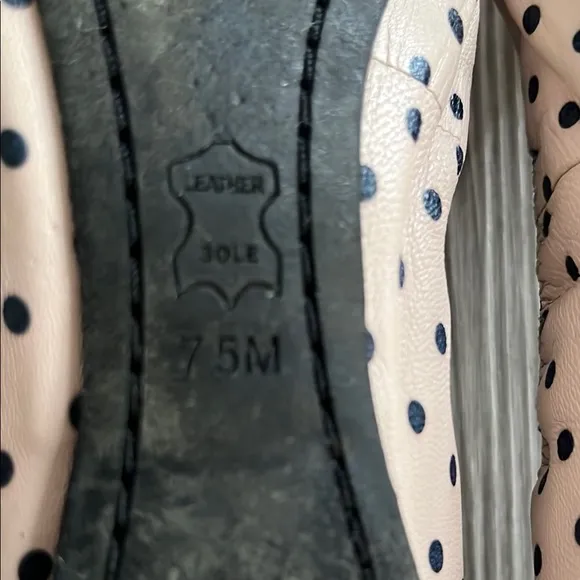 Tory Burch Pink Polka Dot Ballet Flats