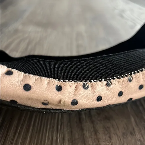 Tory Burch Pink Polka Dot Ballet Flats