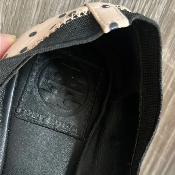 Tory Burch Pink Polka Dot Ballet Flats