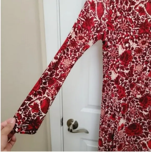 Tory Burch RIA FLORAL-PRINT BOAT-NECK SHEATH DRESS