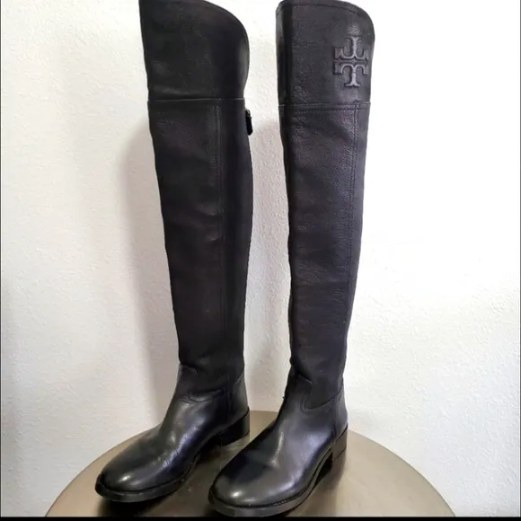 Tory Burch Simone Over The Knee Leather Boots💕