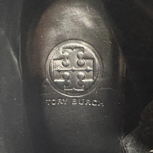 TORY BURCH Women’s Alaina 4” Heel Black Suede Leather Ankle Boots w\Box- Size 8