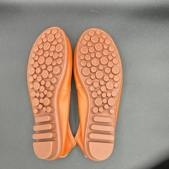 Tory Burch Women's Orange Ballet Flats size 9.5/10