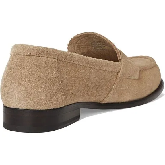 Tory Burch Classic Loafers Women's 9.5 Cammello Suede Slip on Flats Shoes ZPO951