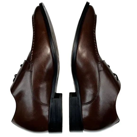TOTO Invisible 3.4&quot; Height Increasing Elevator Classic Derby Lace‎ Up Shoe Men 7