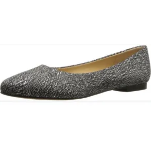 Trotters Women's Estee Ballet Flat, Black/Metallic, Size 7 Womens Slip on Flats