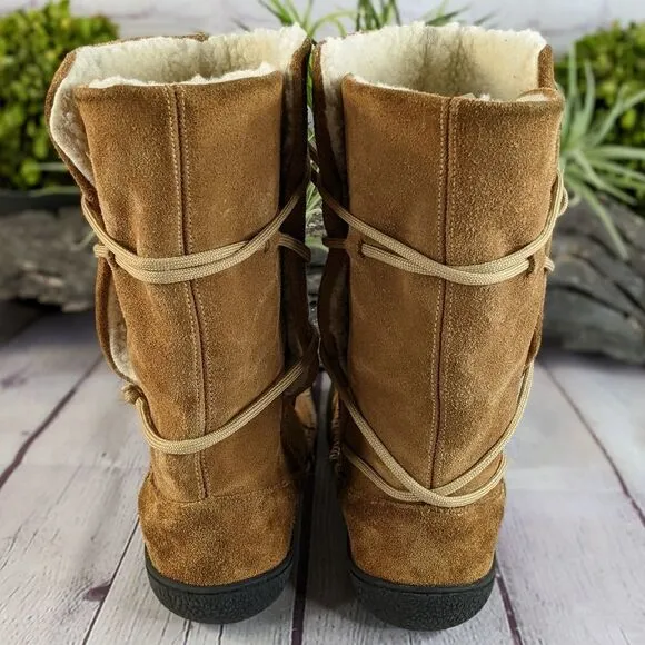 Tsonga Fleece Lined Leather Moc Style Boots