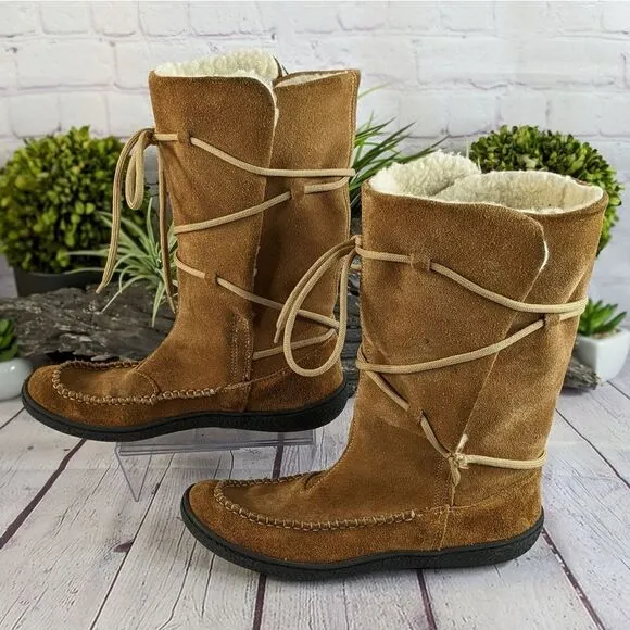 Tsonga Fleece Lined Leather Moc Style Boots