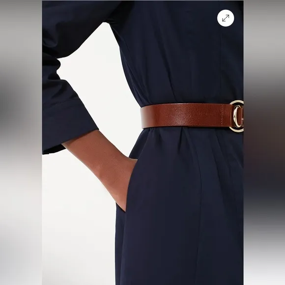 Tuckernuck Dark Navy Briana Midi Dress