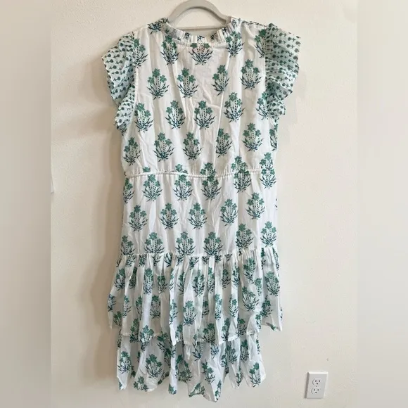 Tuckernuck Oliphant Indica Blue Cinched Flirty Mini Dress XL