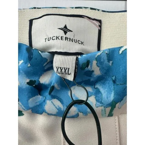 Tuckernuck Water's Edge Hydrangea Kennedy Front Slit Midi Skirt NWT XXXL 3XL