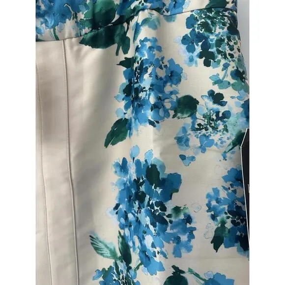 Tuckernuck Water's Edge Hydrangea Kennedy Front Slit Midi Skirt NWT XXXL 3XL