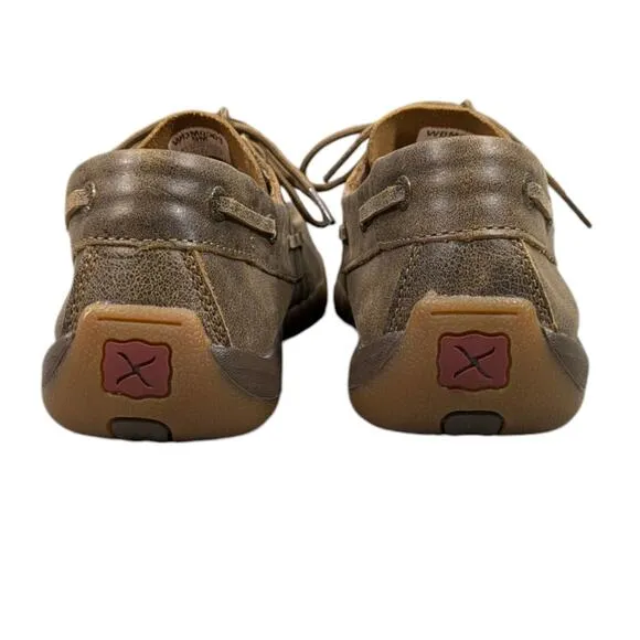 Twisted X Boat Shoe Driving Moccasins GUC $120 Size 9M   S2879