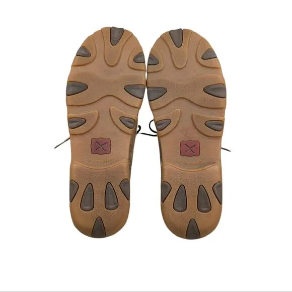 Twisted X Boat Shoe Driving Moccasins GUC $120 Size 9M   S2879