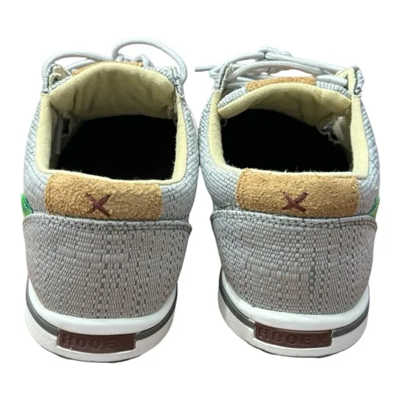 Twisted X Hooey Loper Grey Shoe WHYC009 Lace Up Sneaker Everyday Women’s Size 6