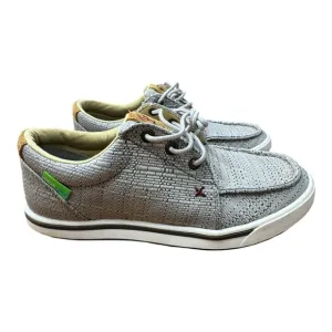 Twisted X Hooey Loper Grey Shoe WHYC009 Lace Up Sneaker Everyday Women’s Size 6