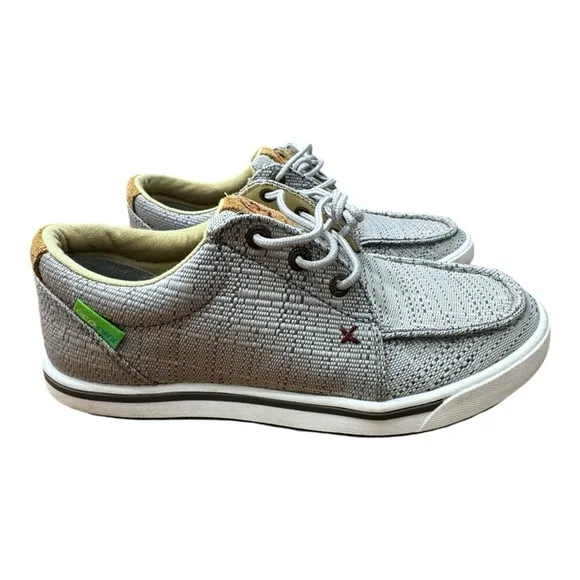 Twisted X Hooey Loper Grey Shoe WHYC009 Lace Up Sneaker Everyday Women’s Size 6