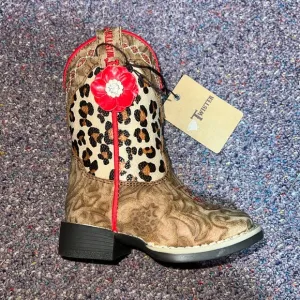 Twister Kids Cowgirl Boots in Leopard Avery NEW in Box