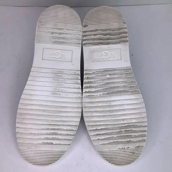UGG Alameda Sammy Slip On Light Gray Upper Fabric Women’s Sneaker Shoes Sz 8.5