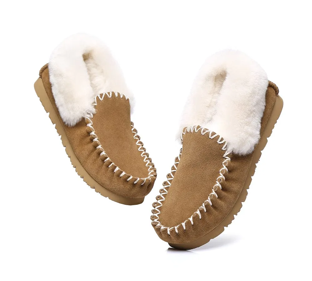 UGG Ankle Slippers Unisex Popo Moccasins