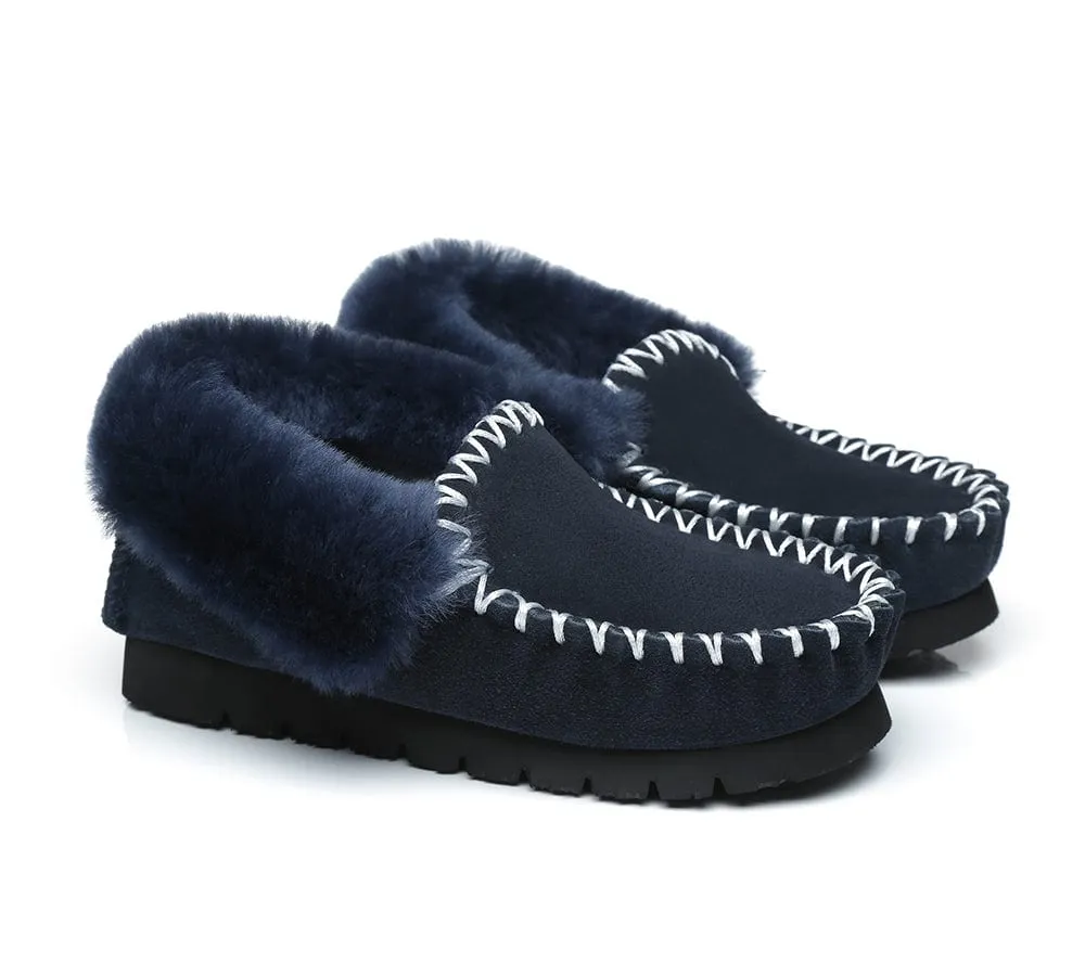 UGG Ankle Slippers Unisex Popo Moccasins