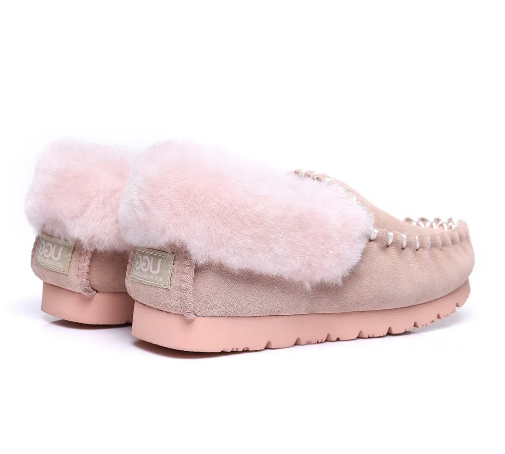 UGG Ankle Slippers Unisex Popo Moccasins