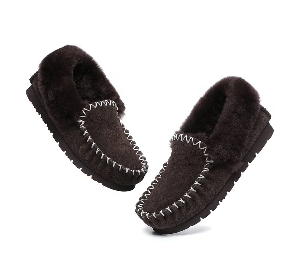 UGG Ankle Slippers Unisex Popo Moccasins