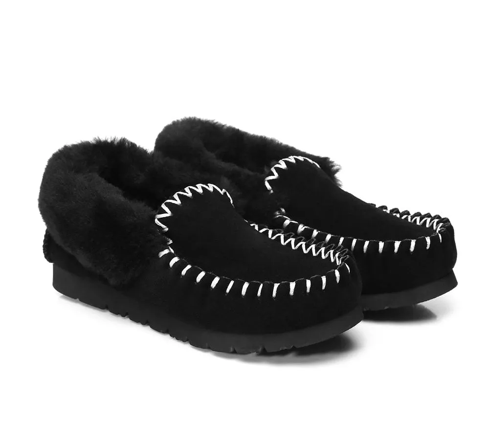 UGG Ankle Slippers Unisex Popo Moccasins