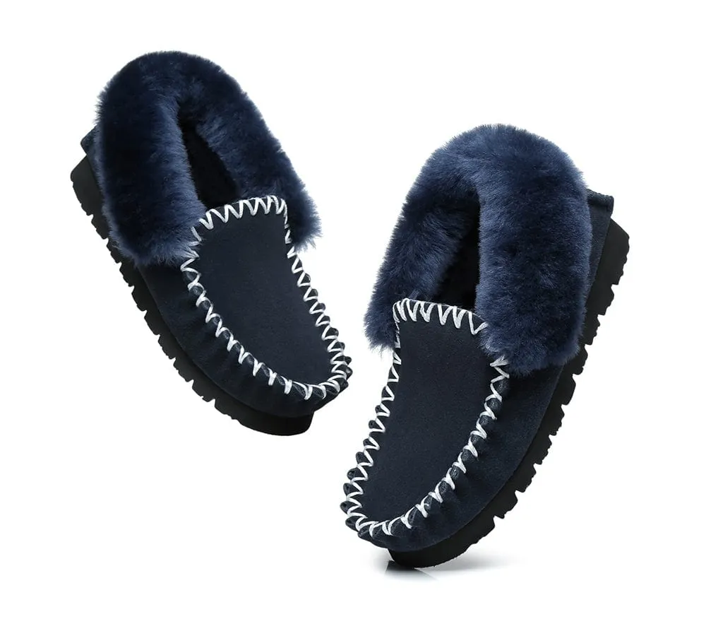 UGG Ankle Slippers Unisex Popo Moccasins