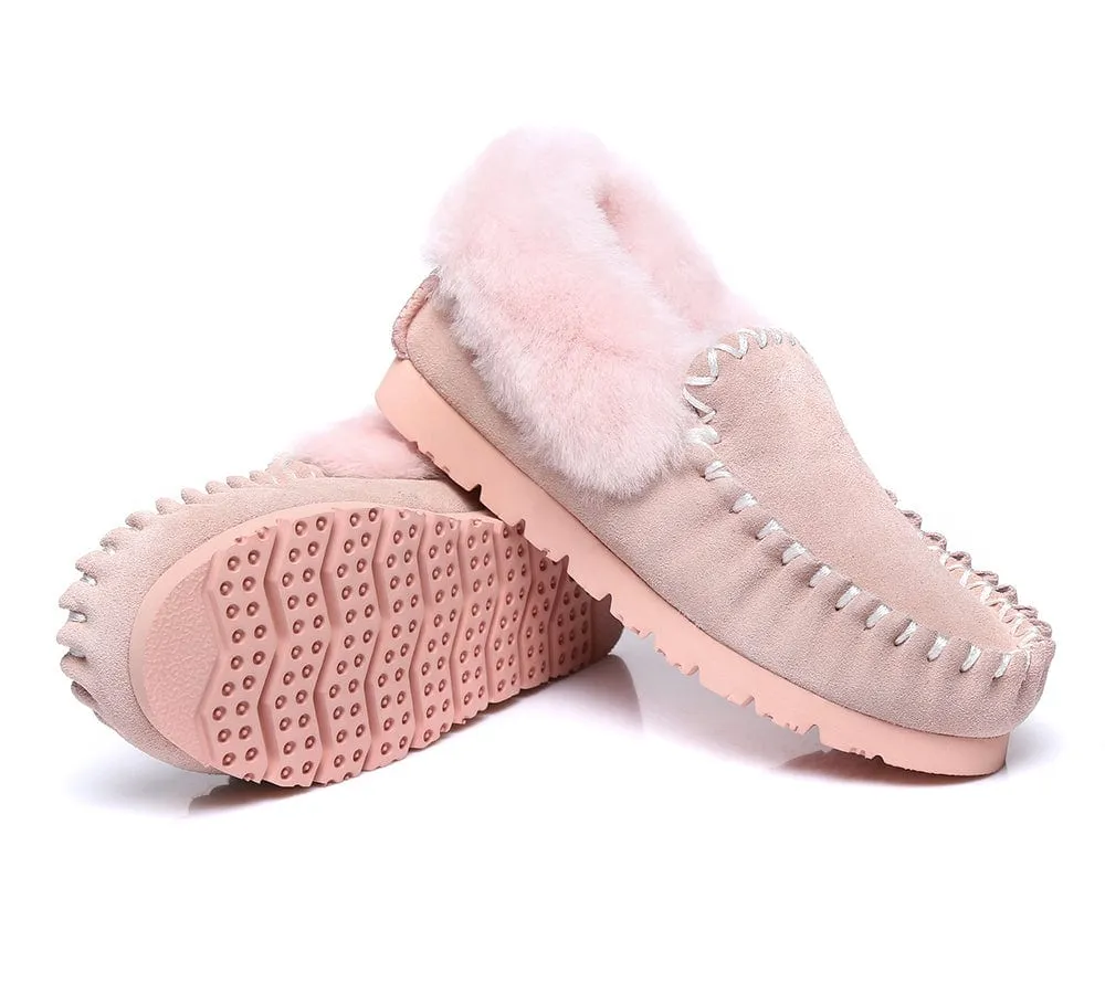 UGG Ankle Slippers Unisex Popo Moccasins