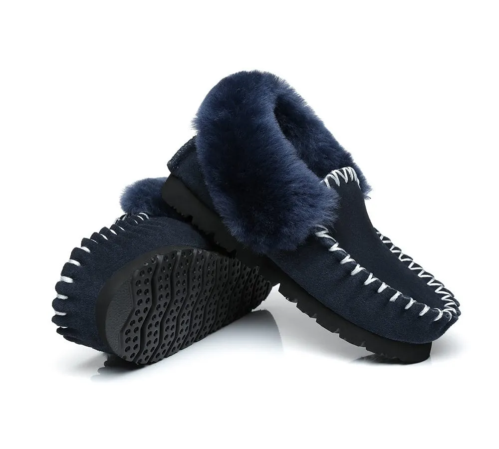UGG Ankle Slippers Unisex Popo Moccasins