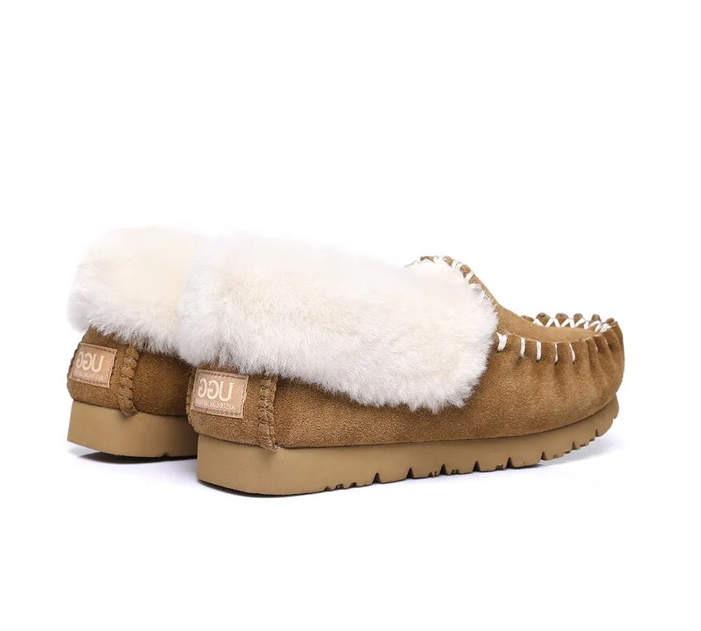 UGG Ankle Slippers Unisex Popo Moccasins