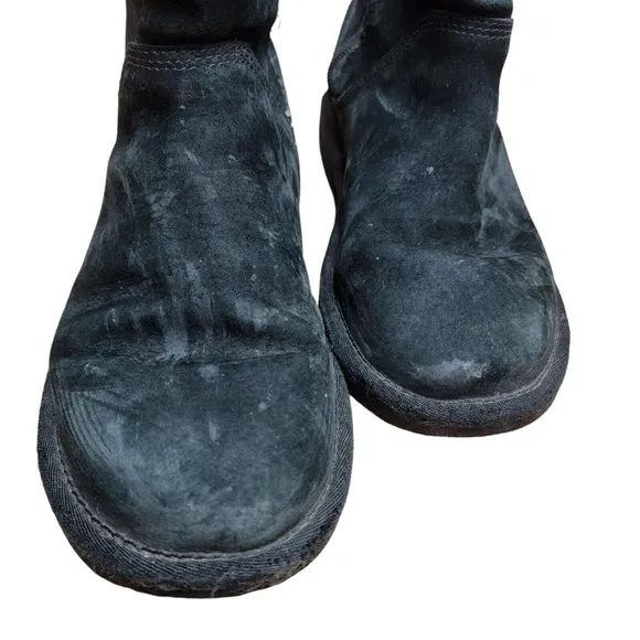 Ugg Australia Greenfield SN 1891 Black Side Zip Womens Size 7 Tall Boots
