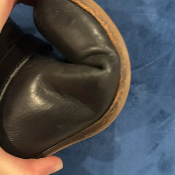 UGG Channing II Black Leather Riding Boots Silver Hardware