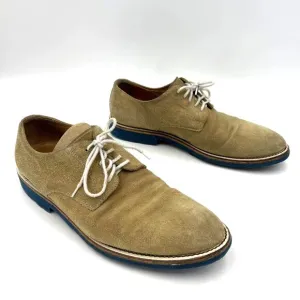 Ugg Collection Suede Derby Shoe Tan Khaki Oxford Lug Sole