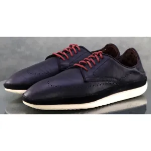 UGG Eneg Cali Men's Wingtip Derby Dress Shoes Size 12 Leather Blue 1090413