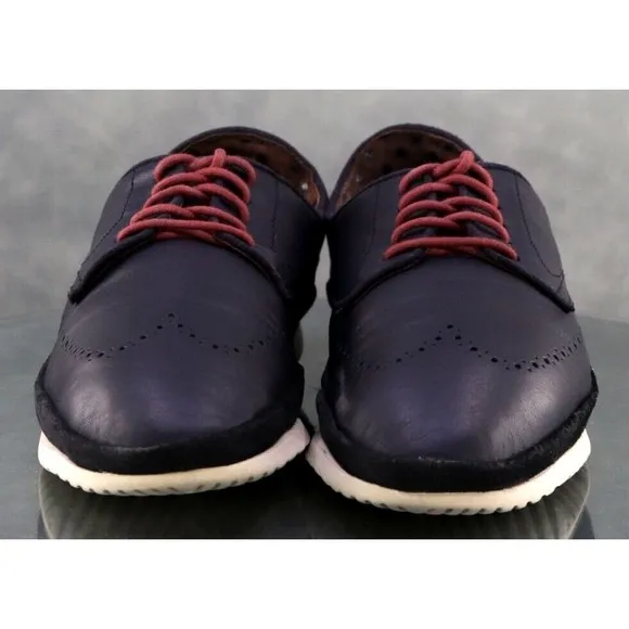 UGG Eneg Cali Men's Wingtip Derby Dress Shoes Size 12 Leather Blue 1090413