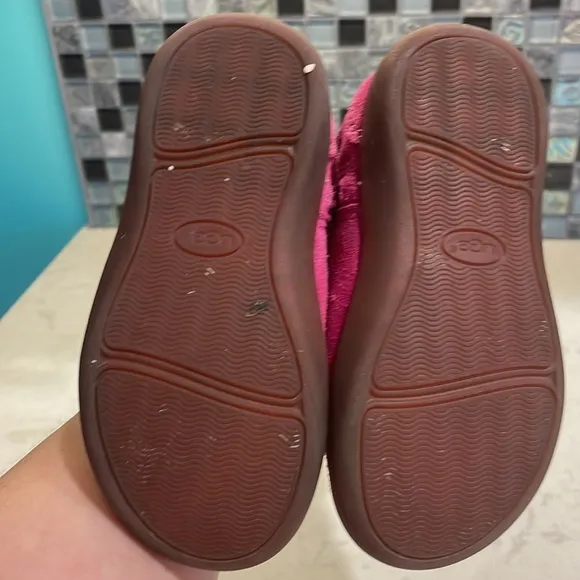 Ugg Libbie Raspberry Sorbet Boots,Side Zip.Toddler 7.5. EUC