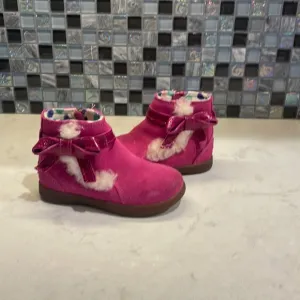 Ugg Libbie Raspberry Sorbet Boots,Side Zip.Toddler 7.5. EUC
