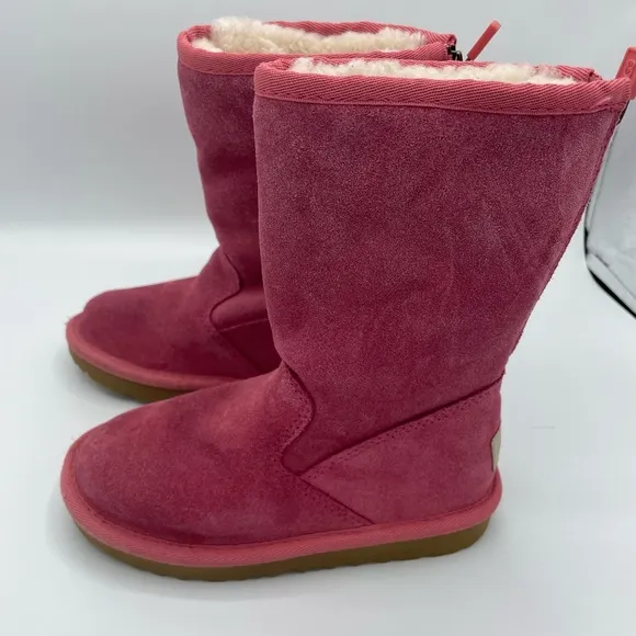 UGG Lil Sunshine Pink Zip Up Boots NWOT‎