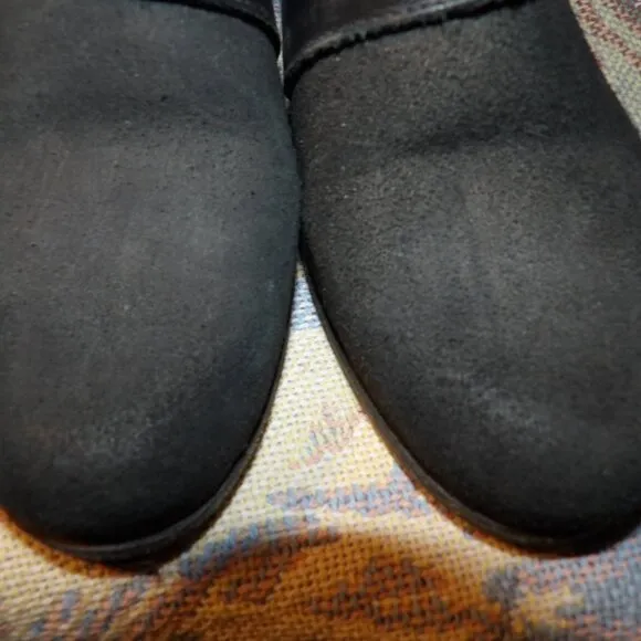 UGG Sherpa Lined Leather Ankle Bootie Sz 7