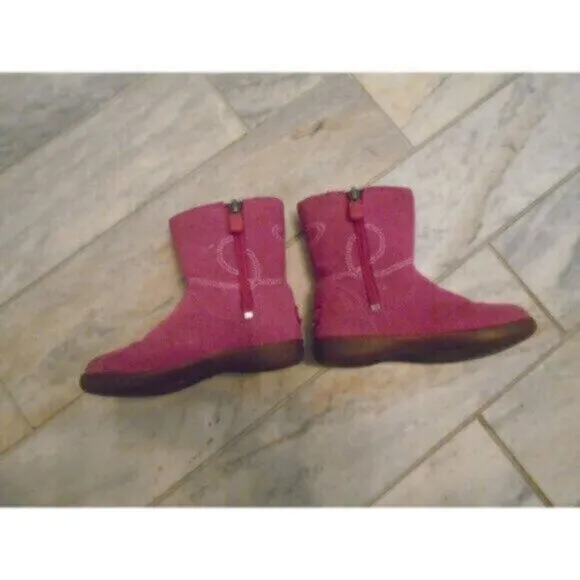 UGG Toddler girls size 7.5 Pink Floral Boots S/N 1003095T
