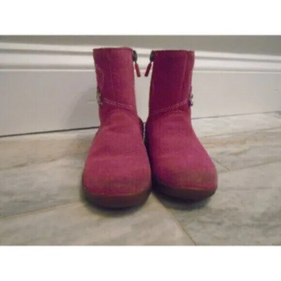 UGG Toddler girls size 7.5 Pink Floral Boots S/N 1003095T