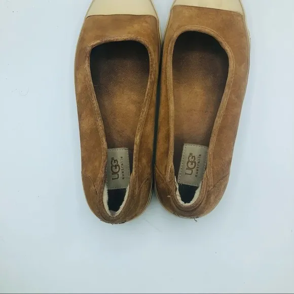 UGG women’s slip on loafers shoes copper brown size 9.5 medium