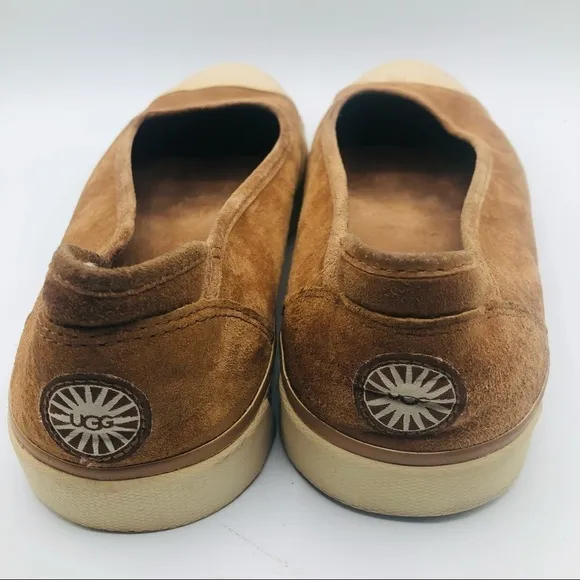 UGG women’s slip on loafers shoes copper brown size 9.5 medium
