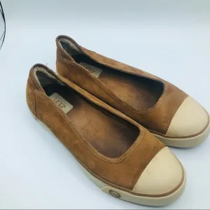 UGG women’s slip on loafers shoes copper brown size 9.5 medium