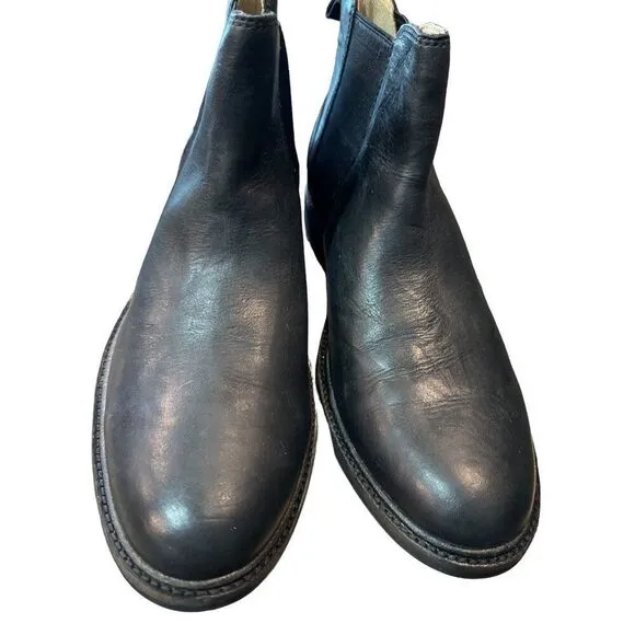 UGG Leif Men’s Black Leather Boots Size 10‎