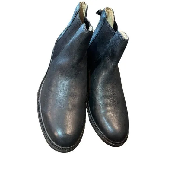 UGG Leif Men’s Black Leather Boots Size 10‎